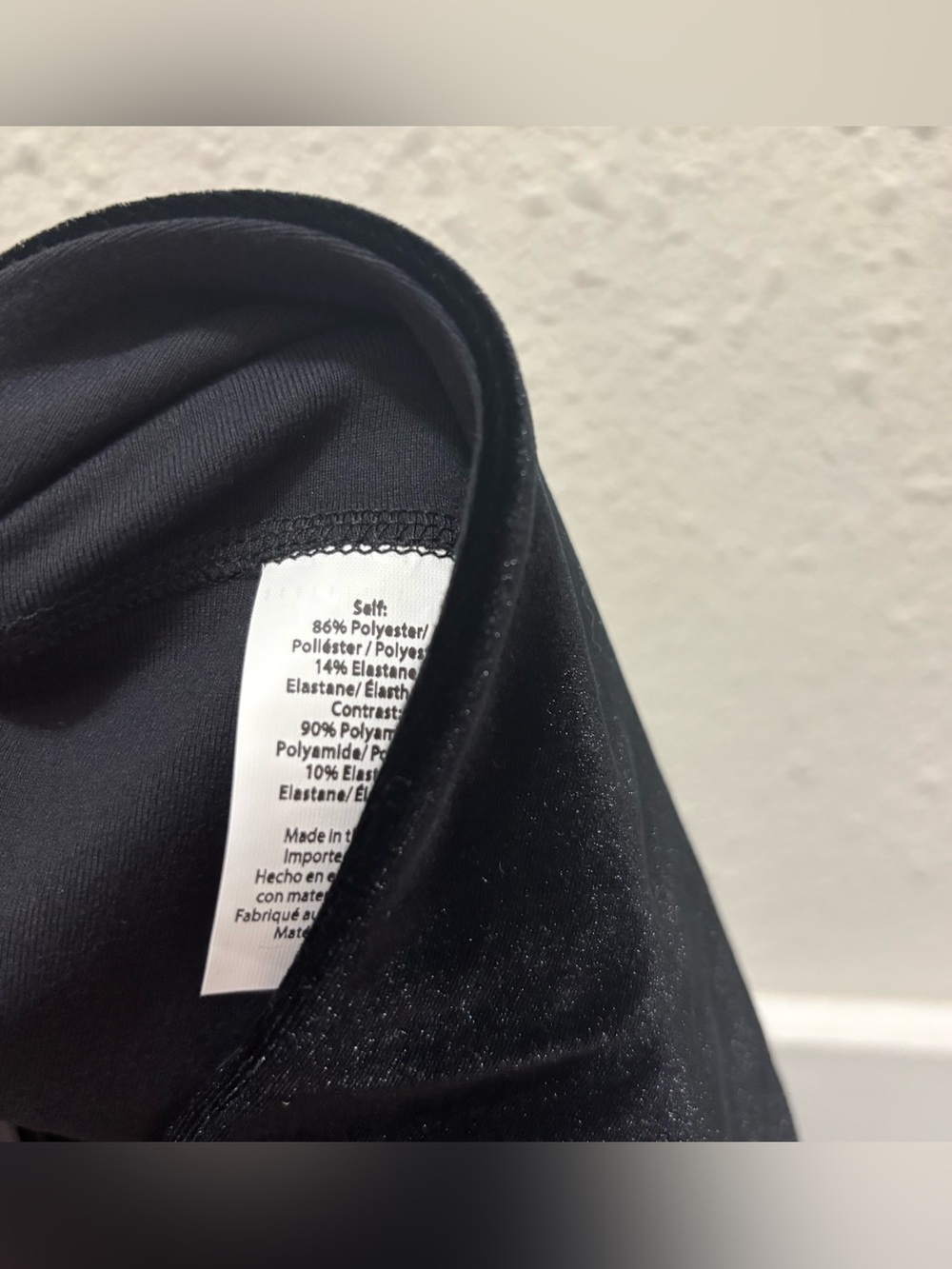 Beyond Yoga Velvet Motion High Waisted 7/8 Yoga Leggings in Black NWT Size Small - Picture 10 of 10
